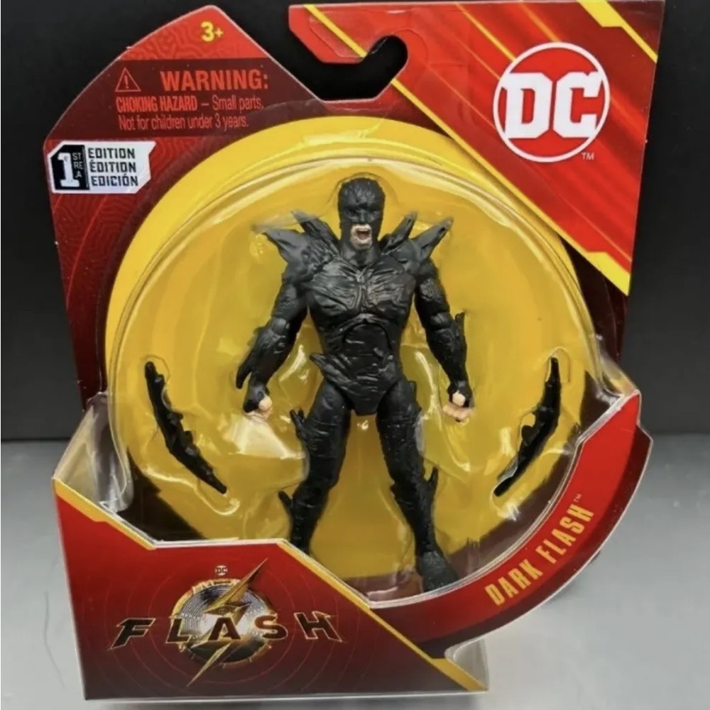 DC The Flash Action Figure - "Dark‎ Flash" 1st Edition Spin Master NEW 2023